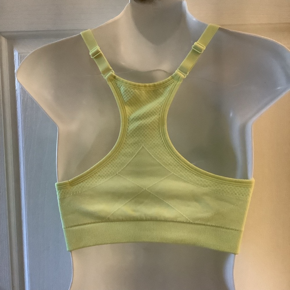Women's Yellow Sports Bra - Picture 6 of 8